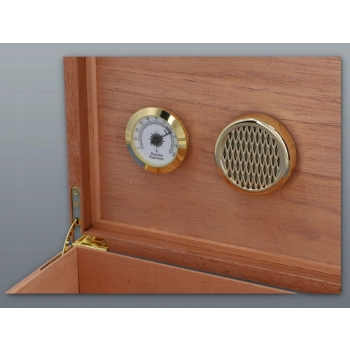 Profesjonalny Cygara Humidor z Drewna Cedrowego i MDF Brązowy