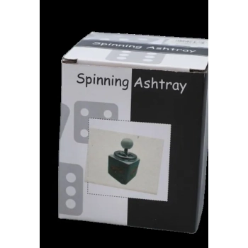 Popielniczka Ceramiczna Kwadratowa oldtimer „Car travel'' turkus/beżowy