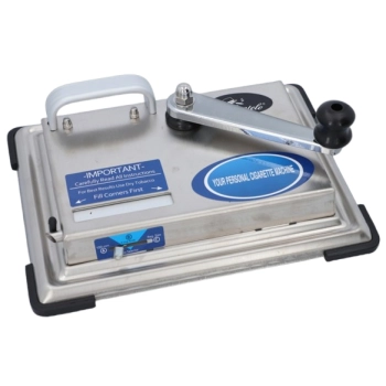 Tłokowa Ręczna Nabijarka Do Papierosów Napełniarka Srebrna