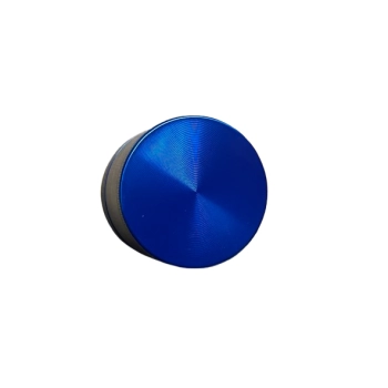 Niebieski Młynek do Tytoniu Suszu Grinder Crusher Płonący Liść Marihuany