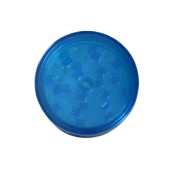 Plastikowy Lekki Grinder do Mielenia Tytoniu Suszu CBD Młynek Niebieski