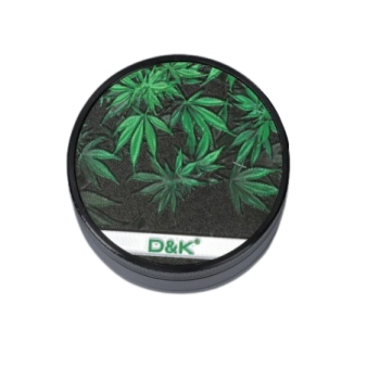 Kolorowy Młynek do Tytoniu Suszu Grinder Crusher z Listkami Marihuany D&K