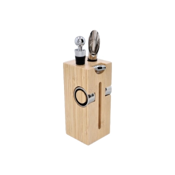 Zestaw do Wina w Formie Pudełka Drewnianego Wypełnionego Akcesoriami