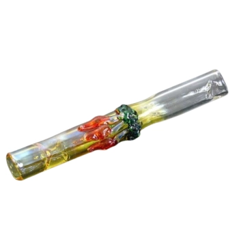 Cygarniczka Szklana Mała Lufka Fifka 9 cm Grzybki Chillout Smoke