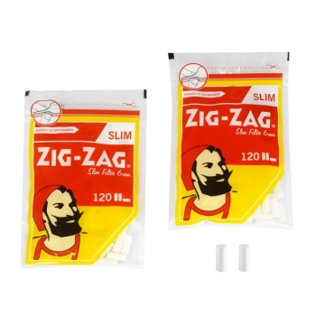 Filtry Papierosowe ZIG-ZAG 120 sztuk