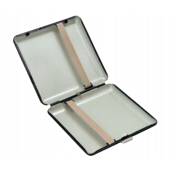 Papierośnica Metalowa w Stylu Pokerowym Kasyno z Nadrukiem Kart Kości