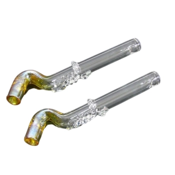 Wygięta Cygarniczka Szklana Fifka Lufka ze Skorpionem 11,5 cm Chillout Smoke