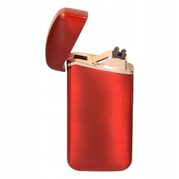 Plazmowa Zapalniczka Elektryczna Ładowana na USB z Diodą LED xTech Czerwona