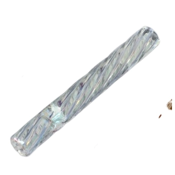 Cygarniczka Szklana Mała Lufka 10 cm Perłowy Chillout Smoke