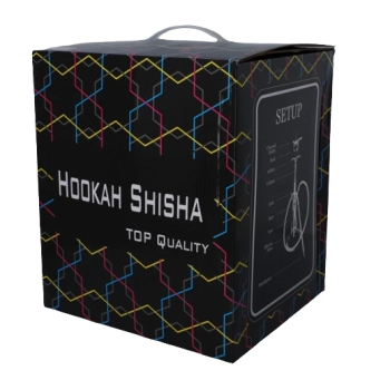 Duża Shisha 65cm Szisza Wielka Fajka Wodna Premium w Zestawie z Akcesoriami