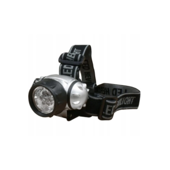 Lampka Latarka Czołowa na Głowę Turystyczna Warsztatowa Terenowa 7 LED