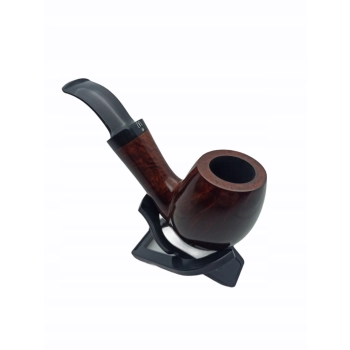 Fajka Worobiec z Wrzośca Ręcznie Robiona Filtr 9 mm Gładka 12 cm