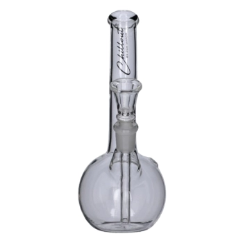 Bongo szklane Chillout 19 cm fajka wodna kulista przezroczysta