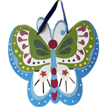 Stylowa Torebka Prezentowa Motyl dla Dzieci - Ozdobna i Urokliwa, Idealna na Prezent, Wymiary 28x28 cm, Waga 0,1 kg, Oryginalne Opakowanie