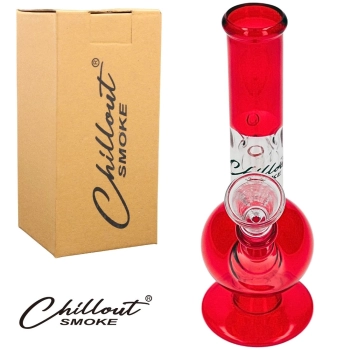 Bongo Szklane Chillout Smoke 18 cm Perkolator Lód Fajka Wodna Kolorowa