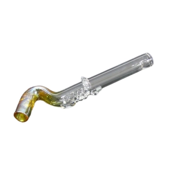 Wygięta Cygarniczka Szklana Fifka Lufka ze Skorpionem 11,5 cm Chillout Smoke