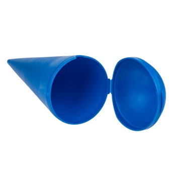 Plastikowa Popielniczka w Kształcie Różka Plażowa Mobilna Przenośna 15 cm