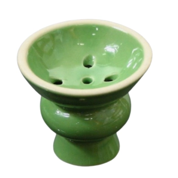 Cybuch do Shishy Hookah Bowl do Sziszy Ceramiczny Duży Zielony