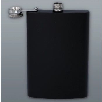 Piersiówka Gentelo 270 ml Stal Nierdzewna Czarna Matowa w Pudełku