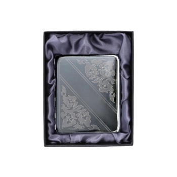 Papierośnica Grawer Rośliny w Narożnikach w Opakowaniu Prezentowym Gentelo