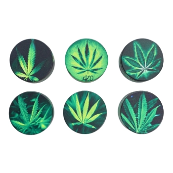 Młynek do Mielenia Tytoniu Suszu CBD Grinder Crusher z Listkiem Marihuany