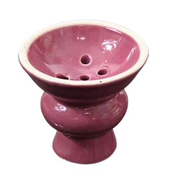 Cybuch do Shishy Hookah Bowl do Sziszy Ceramiczny Duży Jaśniejszy Czerwony