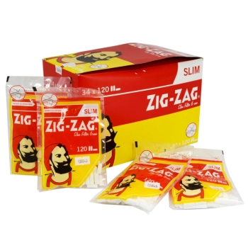 Filtry Papierosowe ZIG-ZAG 120 sztuk