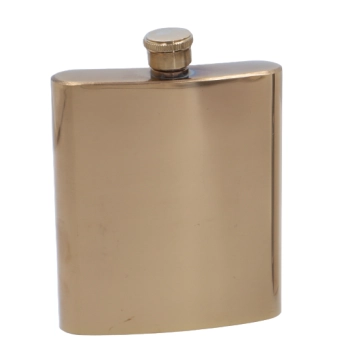 Elegancka Piersiówka Stalowa Gentelo 210 Ml W Czarnej Pudełku