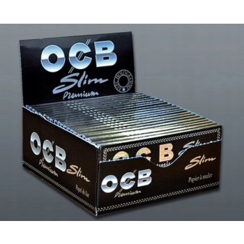 Bibułki OCB Premium Slim - Cienkie Bletki do Zawijania Tytoniu, 32 szt.