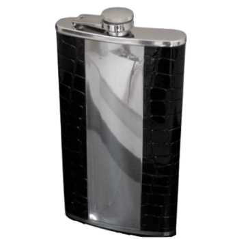 Piersiówka Stal Nierdzewna 12 OZ Duża 360 ml Gentelo Metalowa