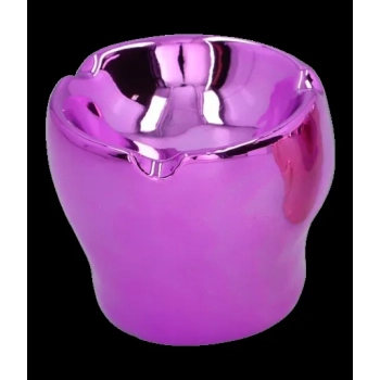 Fioletowa Otwarta Popielniczka w Kształcie Czaszki z Połyskiem Gentelo