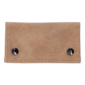 Etui na Tytoń w Jednolitym Kolorze bez Wzorów Portfel Brązowe