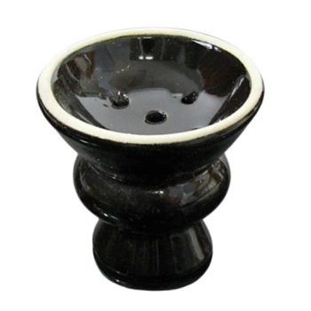 Cybuch do Shishy Hookah Bowl do Sziszy Ceramiczny Duży Czarny