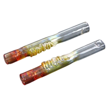 Cygarniczka Szklana Mała Lufka Fifka 9 cm Wąż Chillout Smoke