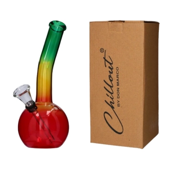 Bongo Szklane Rasta 20 cm z Akcesoriami - Chillout