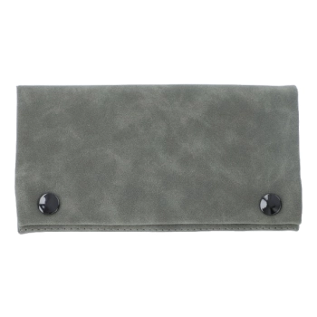 Etui na Tytoń w Jednolitym Kolorze bez Wzorów Portfel Szary