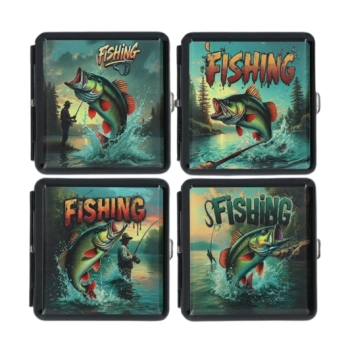 Zestaw Prezentowy Łowienie Papierośnica + Zapalniczka + Kamienie i Knot