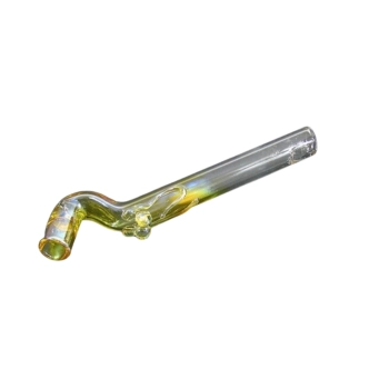 Wygięta Cygarniczka Szklana Fifka Lufka z Panną 11,5 cm Chillout Smoke