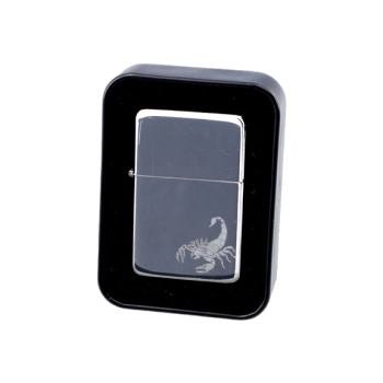 Zapalniczka Benzynowa Gentelo Z Grawerem Skorpiona W Komplecie Prezentowym