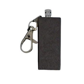 Elegancka Zapalniczka Benzynowa Gentelo z Ornamentem - Czarna