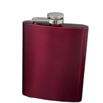 Purpurowa Piersiówka ze Stali Nierdzewnej na Prezent 210 ml Gentelo