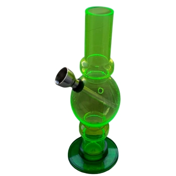 Akrylowa Fajka Wodna Bonio 16 cm Zielona - Model Bez Wzorów