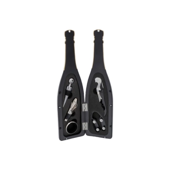 Zestaw Akcesoriów Winiarskich w Kształcie Butelki do Wina na Prezent