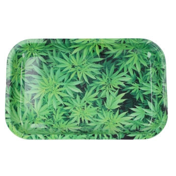 Taca Metalowa do Kręcenia Papierosów i Ziół 27x16 cm