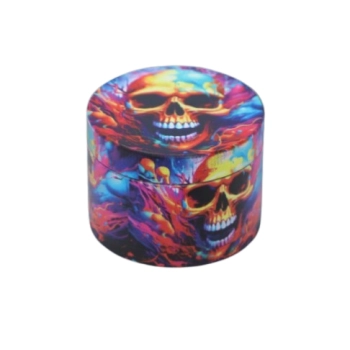 Crusher Grinder Młynek do Tytoniu Suszu Ziół z Czachą w Stylu Galaktycznym