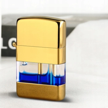 Złota Zapalniczka Benzynowa Prezentowa W Eleganckim Opakowaniu xtech