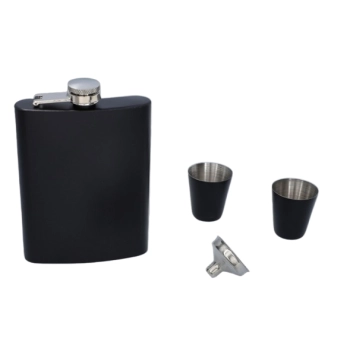 Zestaw Prezentowy Gentelo: Piersiówka z Kieliszkami i Lejkiem