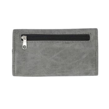 Etui na Tytoń w Jednolitym Kolorze bez Wzorów Portfel Szare