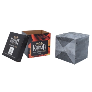 Węgiel Specjalny do Shishy 1kg - Brykiety KARMA, 64 Kostki