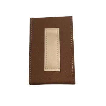 Czekoladowe Pudełko Etui na Paczkę Papierosów z Kremowym Paskiem z Boku